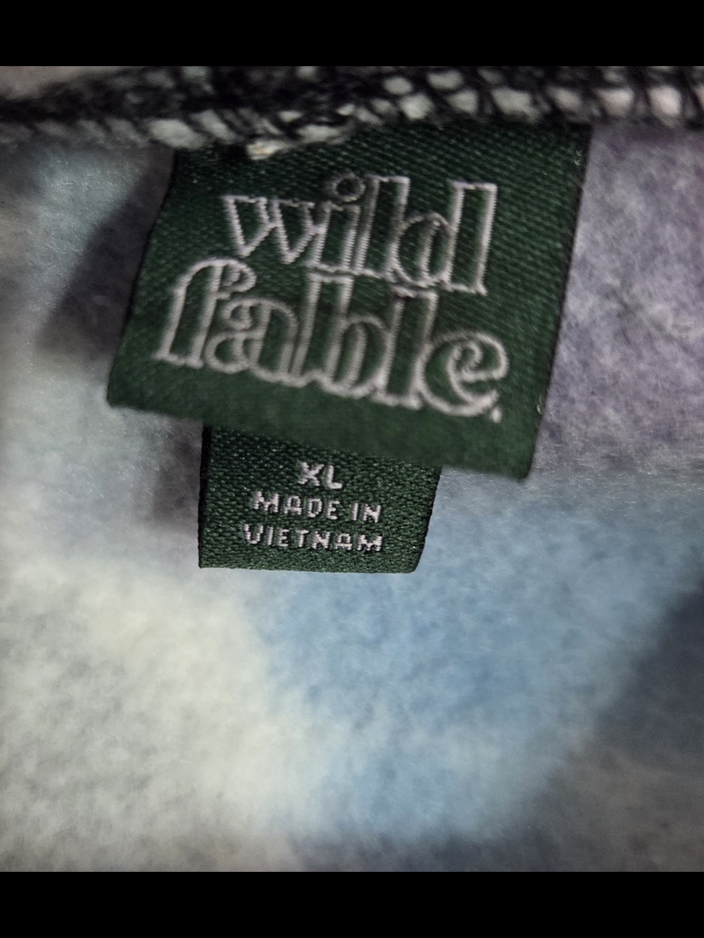 Wild‎ Fable Black Hoodie with Pastel Color Splash XL - Picture 6 of 7